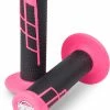 Poignées PT Clamp-On1/2 Waffle - Fluo Rose/Noir-21655 -MORACO Sales Shop 021655 1