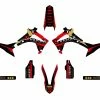 Kit Déco UP SPIKE HONDA CRF 450 R (2013-2016) Noir-Rouge
