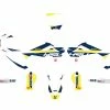 Kit Déco UP ROUND HUSQVARNA TC 65 (2019-2022) Blanc -MORACO Sales Shop 1710436004L 1