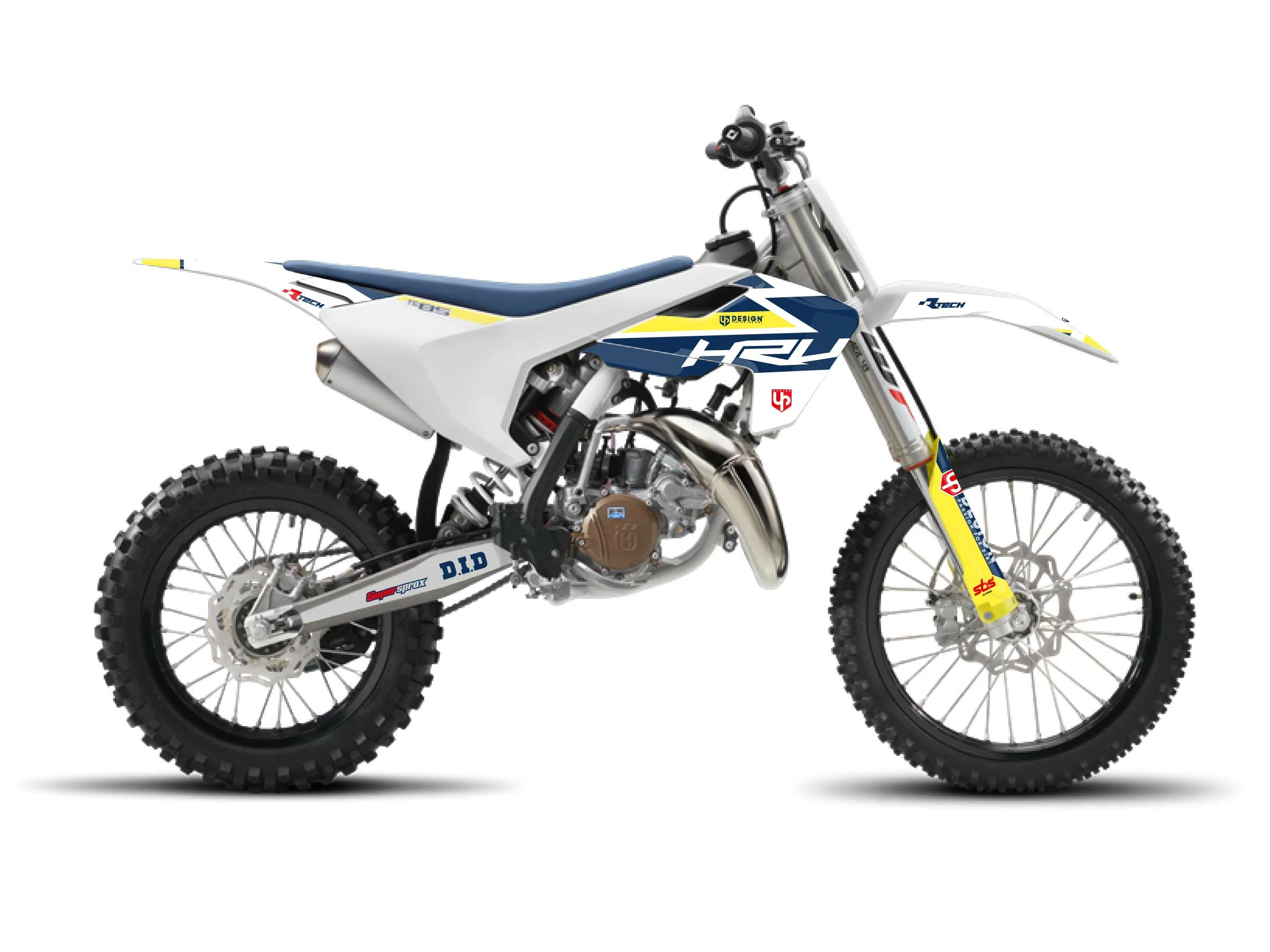 Kit Déco UP ROUND HUSQVARNA TC 85 (2014) Blanc 4 Kit Déco UP ROUND HUSQVARNA TC 85 (2014) Blanc – Image 2