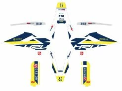 Kit Déco UP ROUND HUSQVARNA TE (2017-2019) Blanc