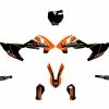 Kit Déco UP SPIKE KTM SX 65 (2009-2015) Noir-Orange -MORACO Sales Shop 1836435043L 1