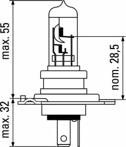Lampe Philips- H4 - Blue Vision Moto -MORACO Sales Shop 20123421 2