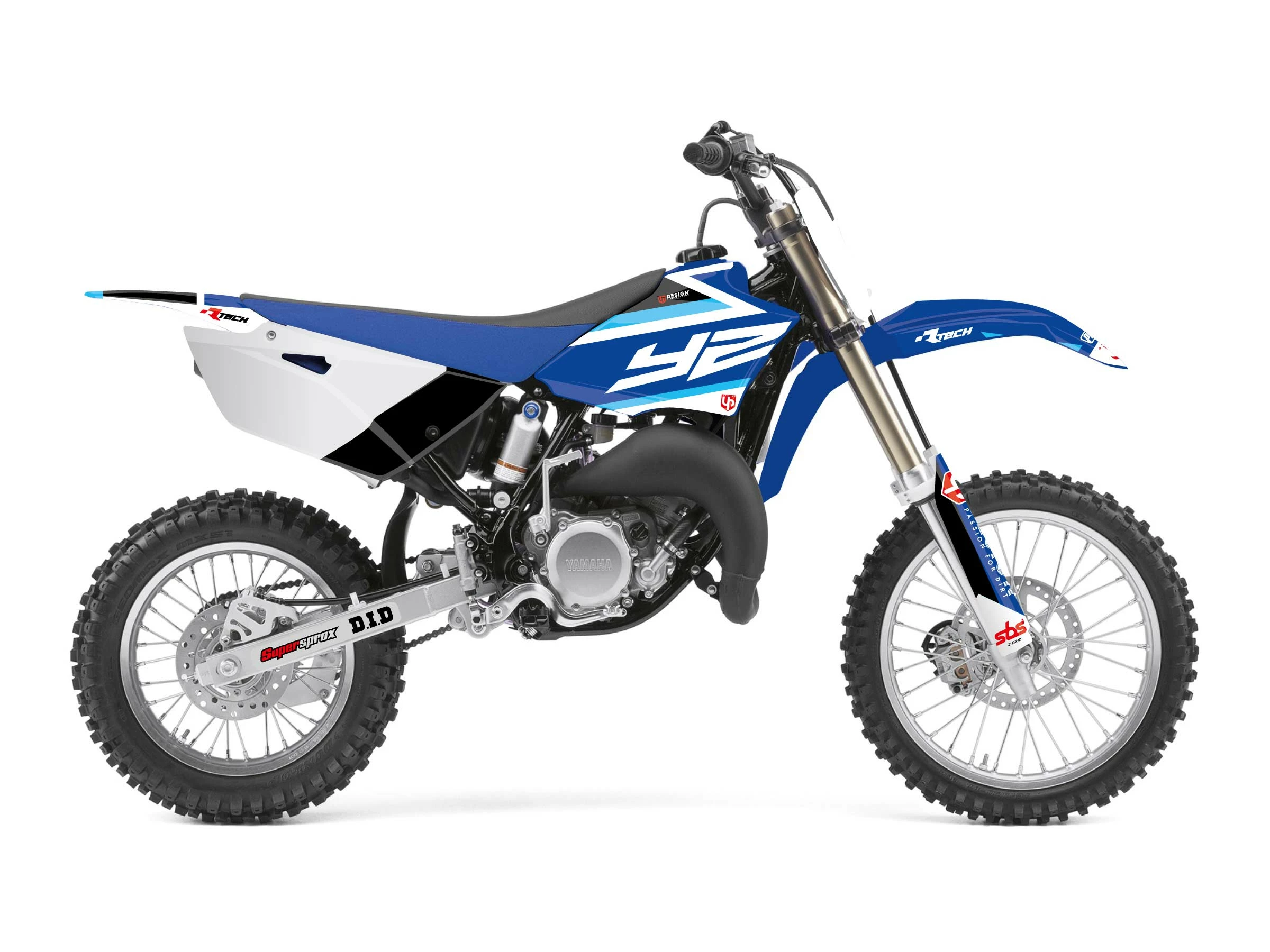 Kit Déco UP ROUND YAMAHA YZ 85 (2015-2018) Bleu 4 Kit Déco UP ROUND YAMAHA YZ 85 (2015-2018) Bleu – Image 2