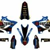 Kit Déco UP SPIKE YAMAHA YZ (2006-2008) Noir-Bleu -MORACO Sales Shop 2212435038L 1