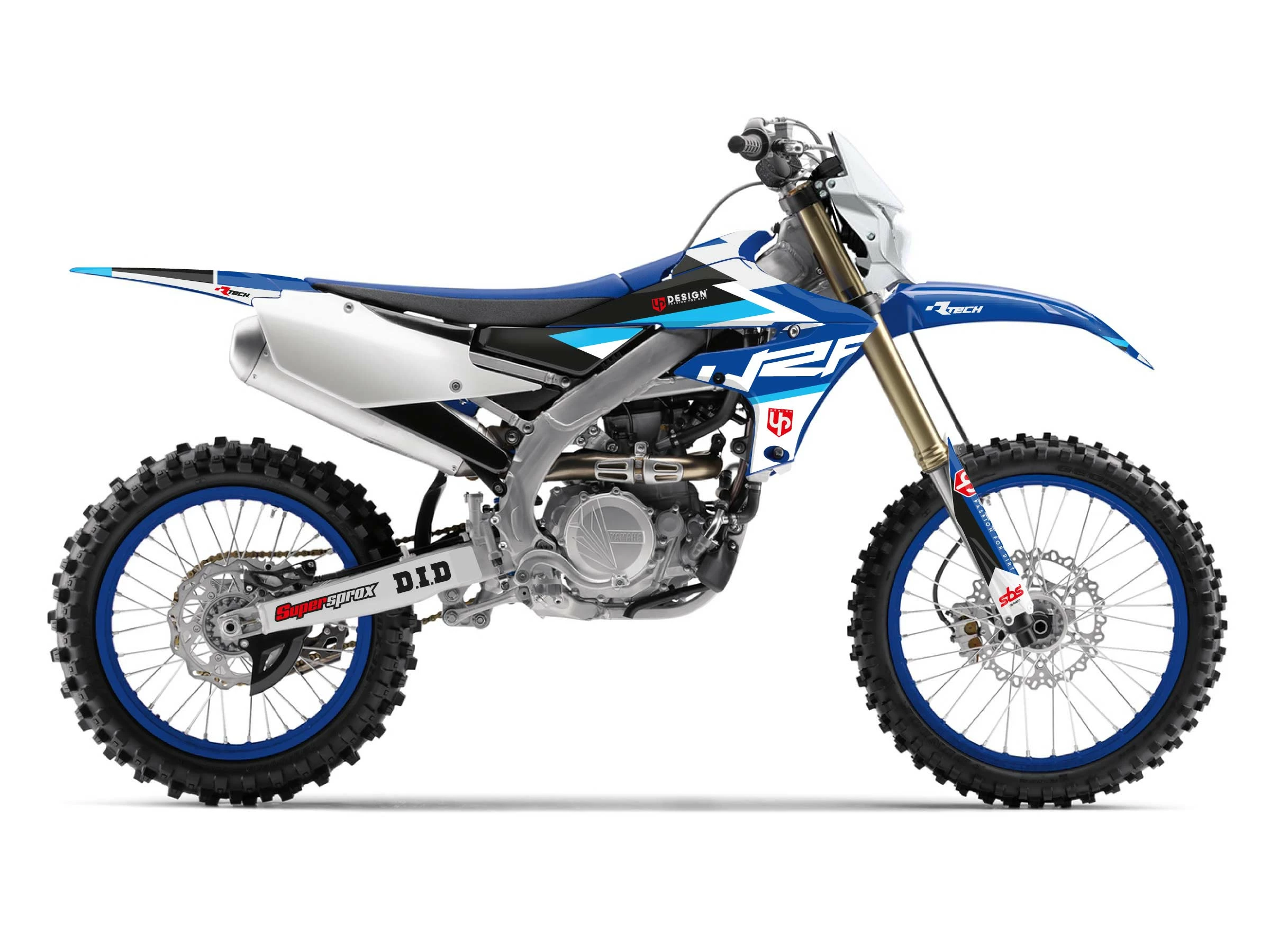 Kit Déco UP ROUND YAMAHA WR 250 F (2020-2022) Bleu 4 Kit Déco UP ROUND YAMAHA WR 250 F (2020-2022) Bleu – Image 2