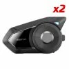 *Syst. De Com. SENA 30K X 2(DUO) Pour Moto Ecouteurs HD -MORACO Sales Shop 30K03D 1