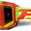 VISTA Mirror 3303 Rouge/Jaune Fluo -MORACO Sales Shop 3303FL18JFR 1