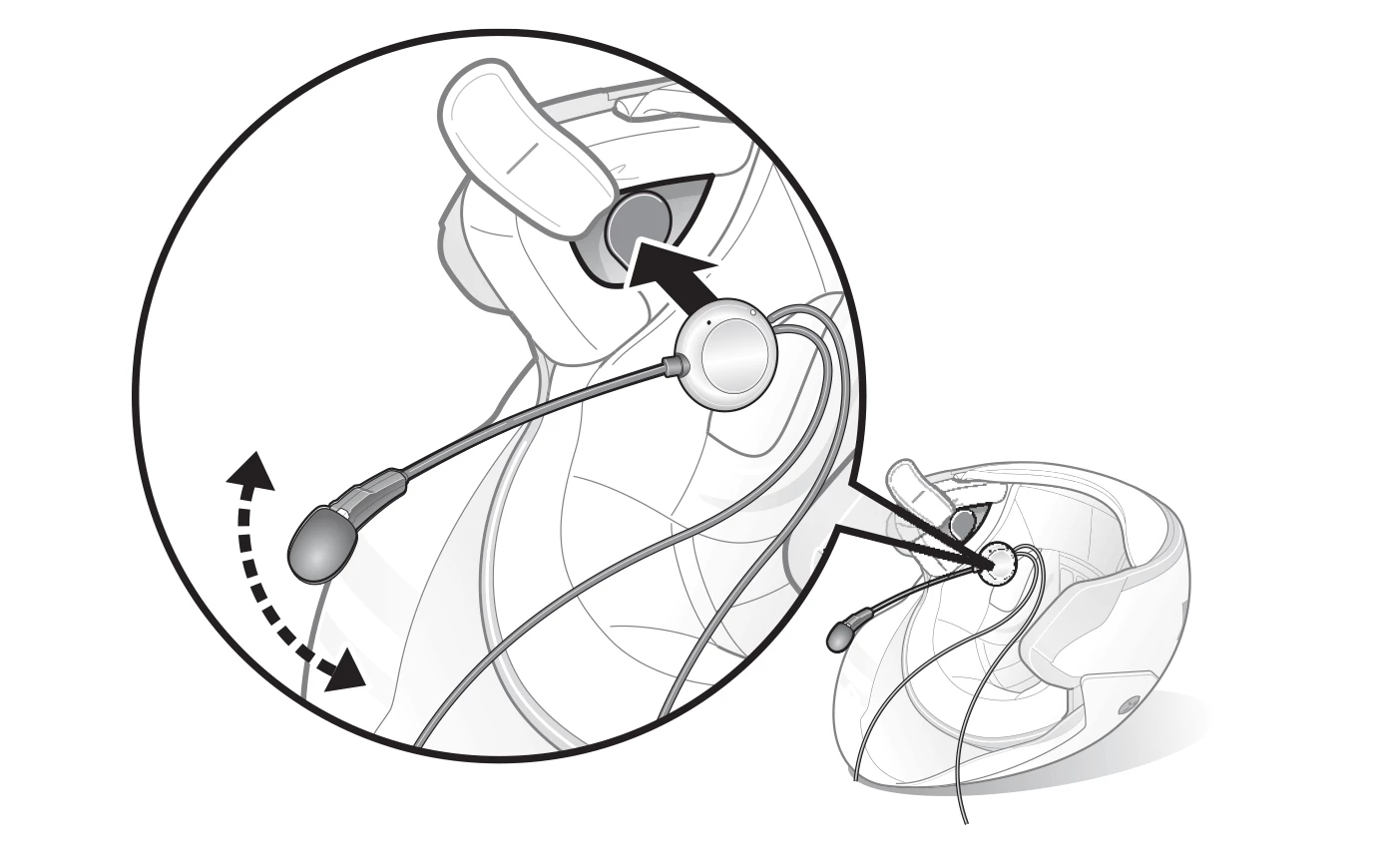 *Syst. De Com. SENA 3Sx1 Pour Moto Casque Jet Micro Tige 5 *Syst. De Com. SENA 3Sx1 Pour Moto Casque Jet Micro Tige – Image 3