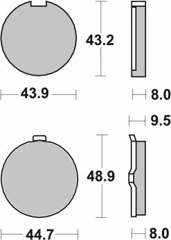 PLAQUETTES DE FREIN SBS 524HF -MORACO Sales Shop 524000 2