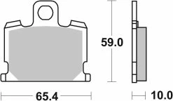 PLAQUETTES DE FREIN SBS 547HF -MORACO Sales Shop 547000 2