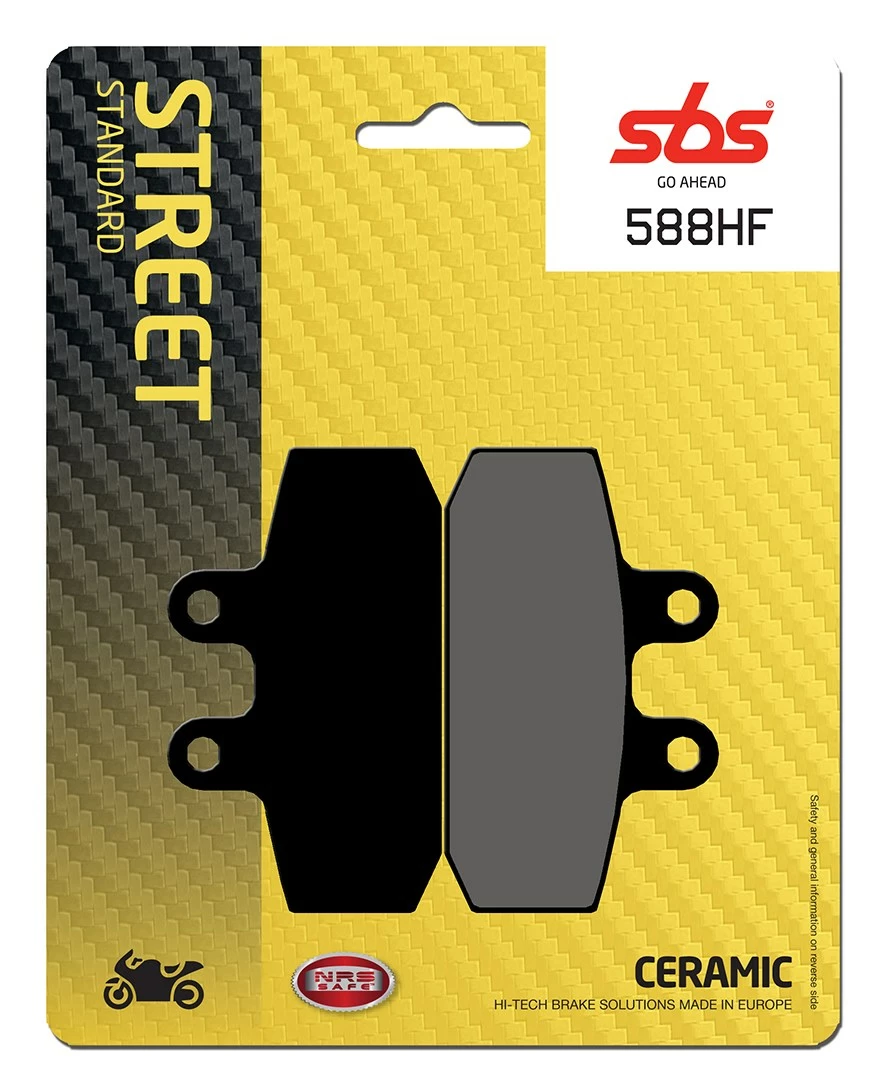 PLAQUETTES DE FREIN SBS 588HF 3 PLAQUETTES DE FREIN SBS 588HF