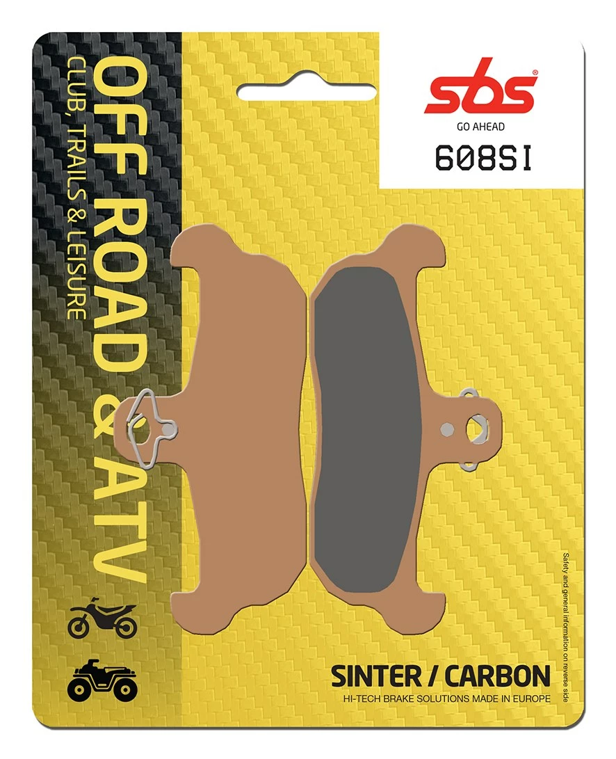 PLAQUETTES DE FREIN SBS 608 SI 3 PLAQUETTES DE FREIN SBS 608 SI