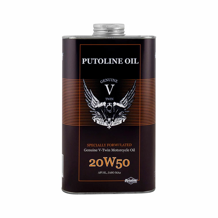 *1L H. Moteur Putoline Genuine V-Twin 20W50 3 *1L H. Moteur Putoline Genuine V-Twin 20W50