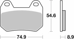 PLAQUETTES DE FREIN SBS 746HF 5 PLAQUETTES DE FREIN SBS 746HF -MORACO Sales Shop 746000 2