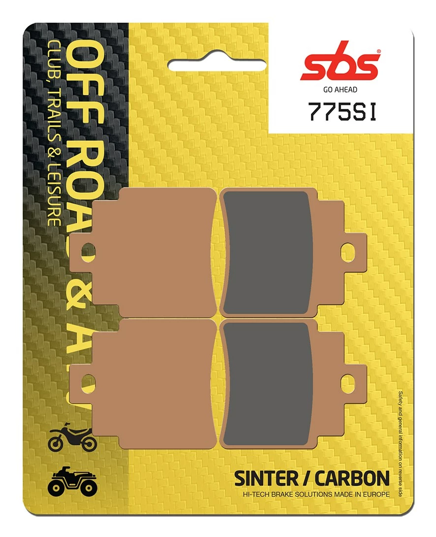 PLAQUETTES DE FREIN SBS 775SI 3 PLAQUETTES DE FREIN SBS 775SI