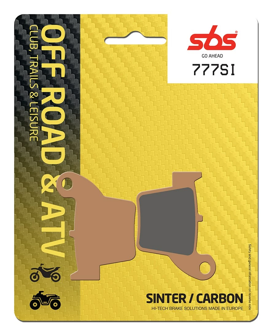 PLAQUETTES DE FREIN SBS 777SI 3 PLAQUETTES DE FREIN SBS 777SI