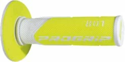 Progrip Poignées 801 Blanc/Jaune Fluo 22/25