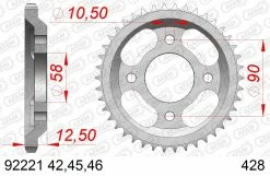 COURONNE ACIER #428 92221-42