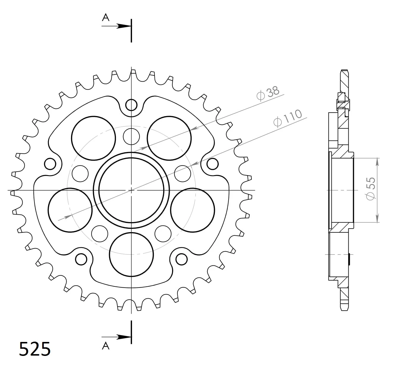Cour. STEALTH 736 525:38 GOLD 3 Cour. STEALTH 736 525:38 GOLD