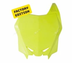 Plaque Num. Avant JAUNE FLUO