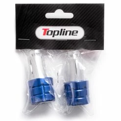 Embouts De Guidon Alu Topline 13-17MM Bleu