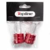 Embouts De Guidon Alu Topline 13-17MM Rouge -MORACO Sales Shop TOPEMB04 1