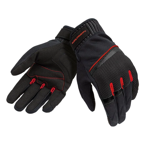 GANTS PENNA MESH L Noir–Rouge 3 GANTS PENNA MESH L Noir–Rouge