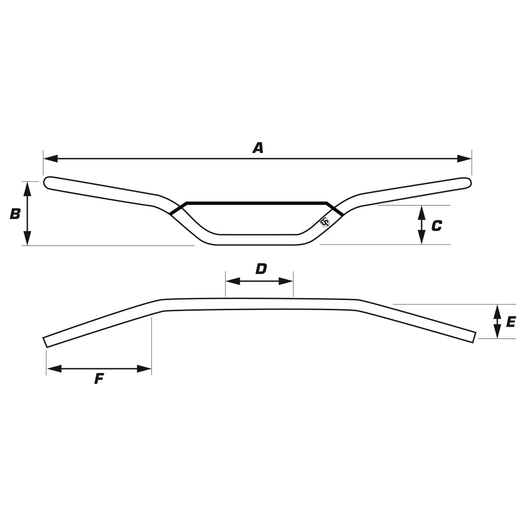 Guidon Alu UP Design MX 22.2MM Rouge 5 Guidon Alu UP Design MX 22.2MM Rouge – Image 3