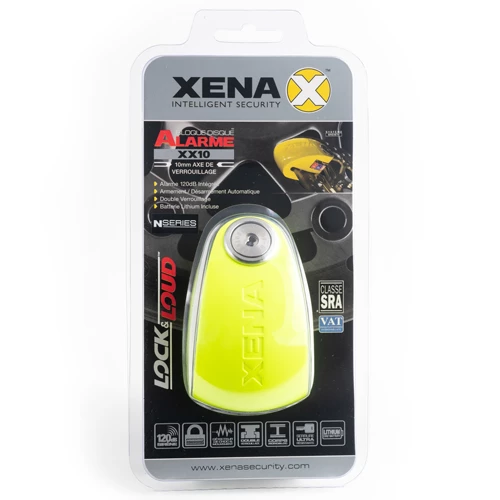 *Bloque Disque Alarme XENA XX10 Jaune Fluo SRA 4 *Bloque Disque Alarme XENA XX10 Jaune Fluo SRA – Image 2