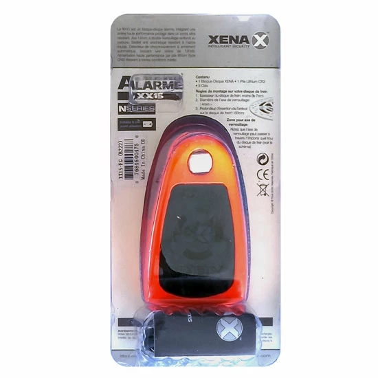 *Bloque Disque Alarme XENA XX15 Orange SRA 5 *Bloque Disque Alarme XENA XX15 Orange SRA – Image 3