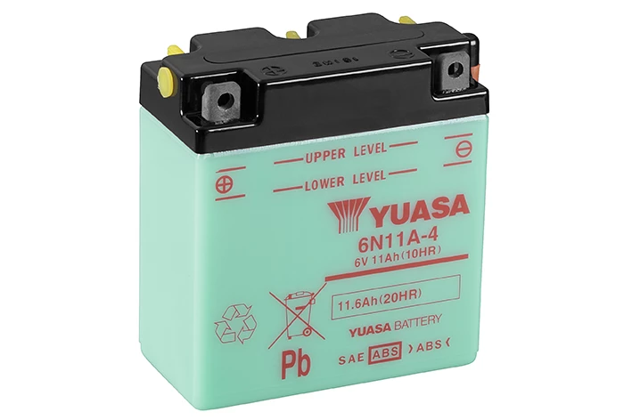 BATTERIE YUASA 6N11A-4 3 BATTERIE YUASA 6N11A-4