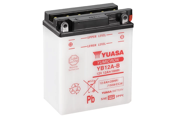 BATTERIE YUASA YB12A-B 3 BATTERIE YUASA YB12A-B