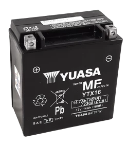 BATTERIE YUASA YTX16 (FA)